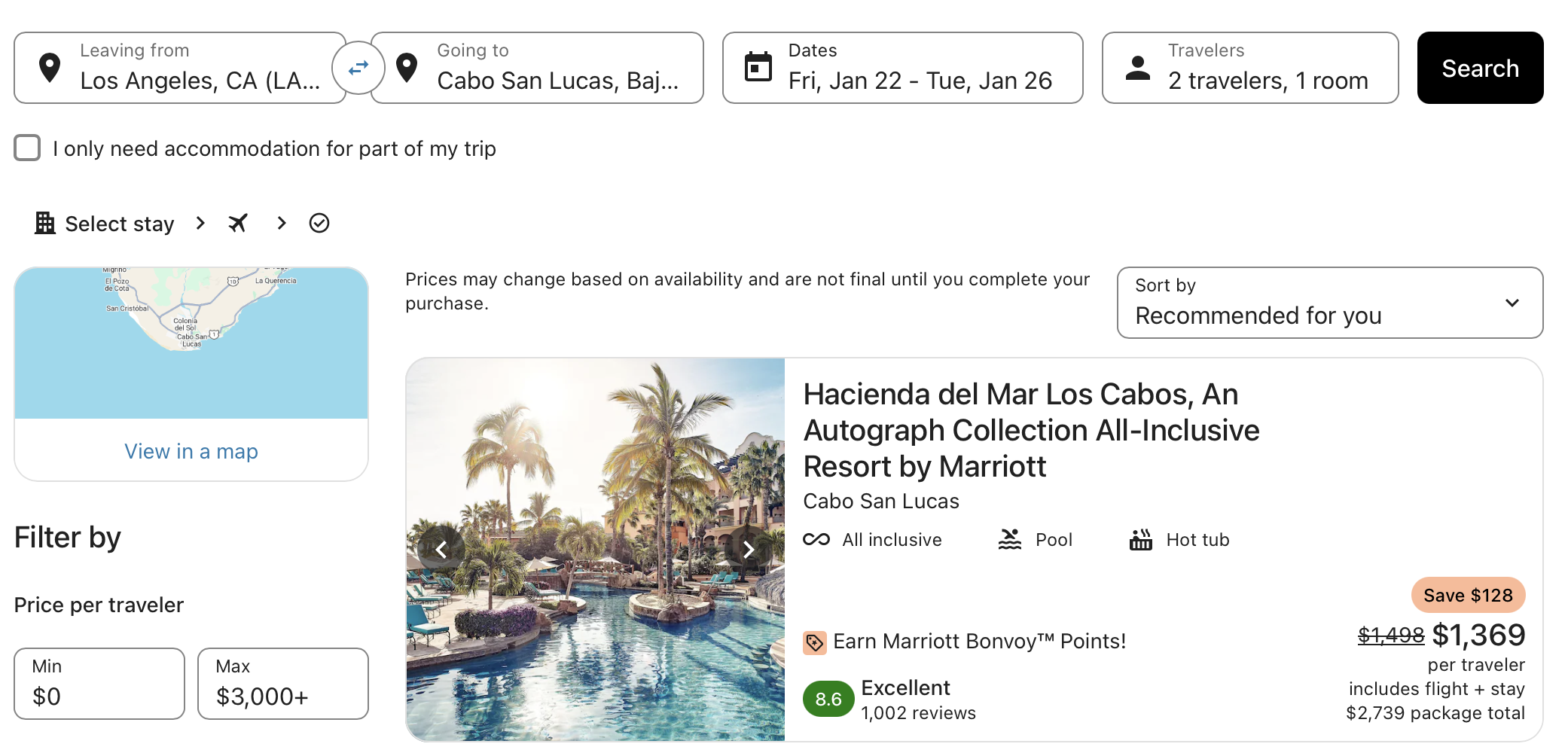 Search results for Vacations by Marriott in Los Cabos