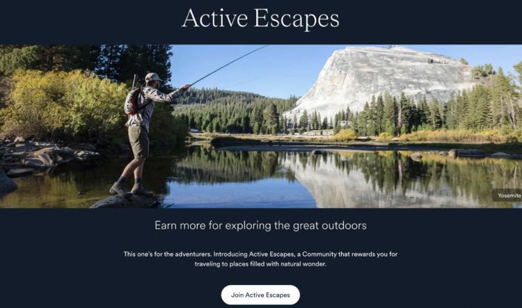 Active Escapes Atmos Rewards Communities