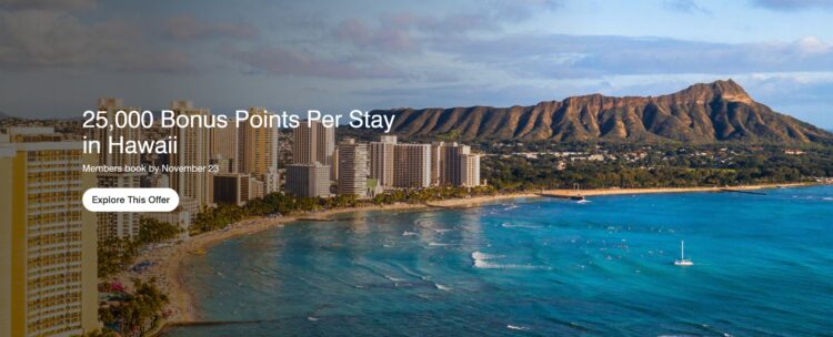 Marriott 25,000 Points in Hawaii 2026 Promotion