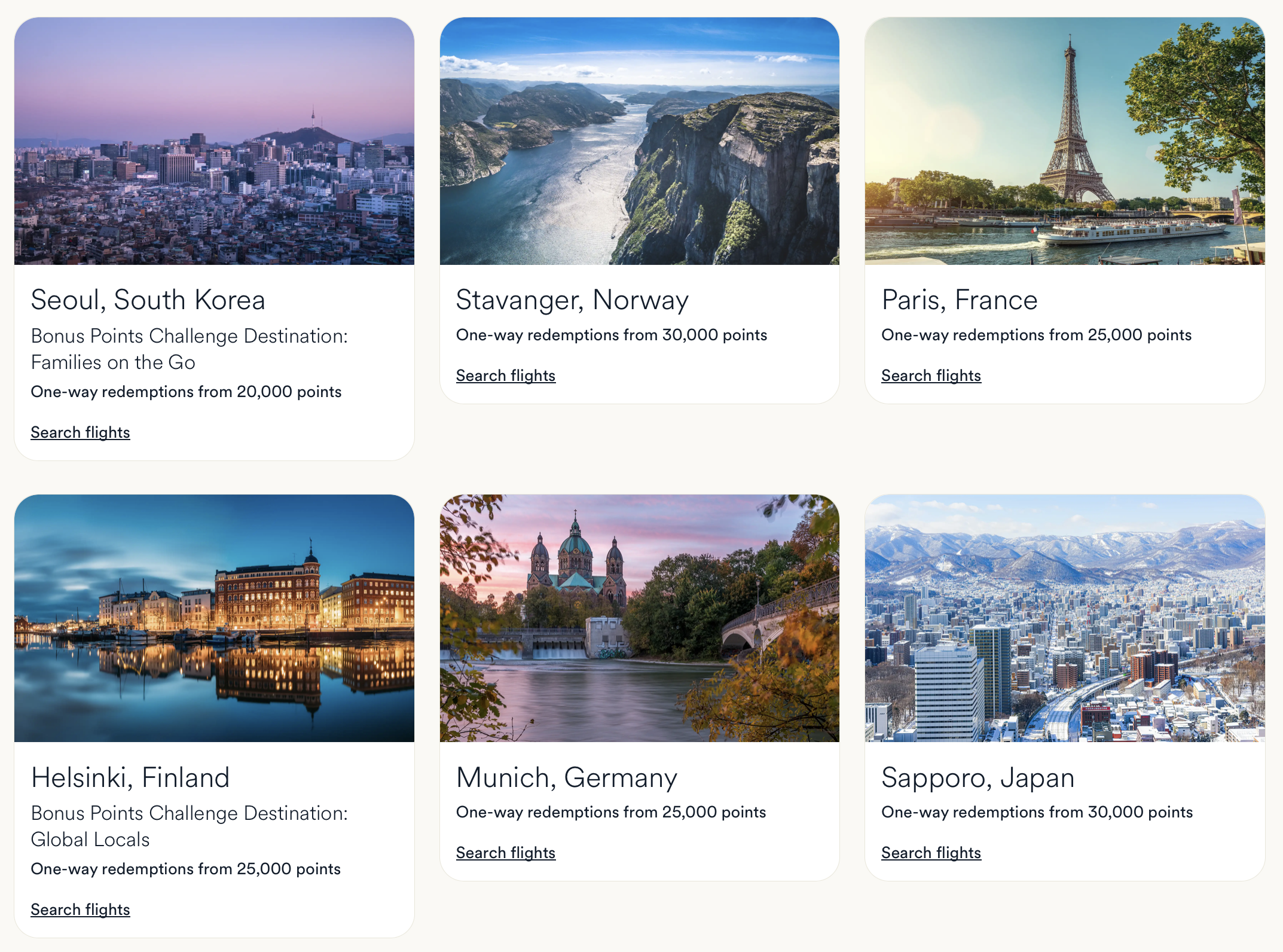 Alaska Airlines Global Getaways October destinations