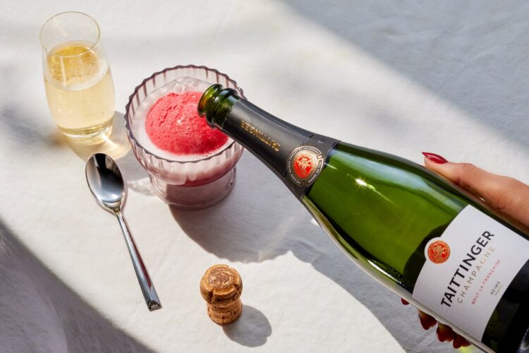 Sorbet Hero with Taittinger Champagne