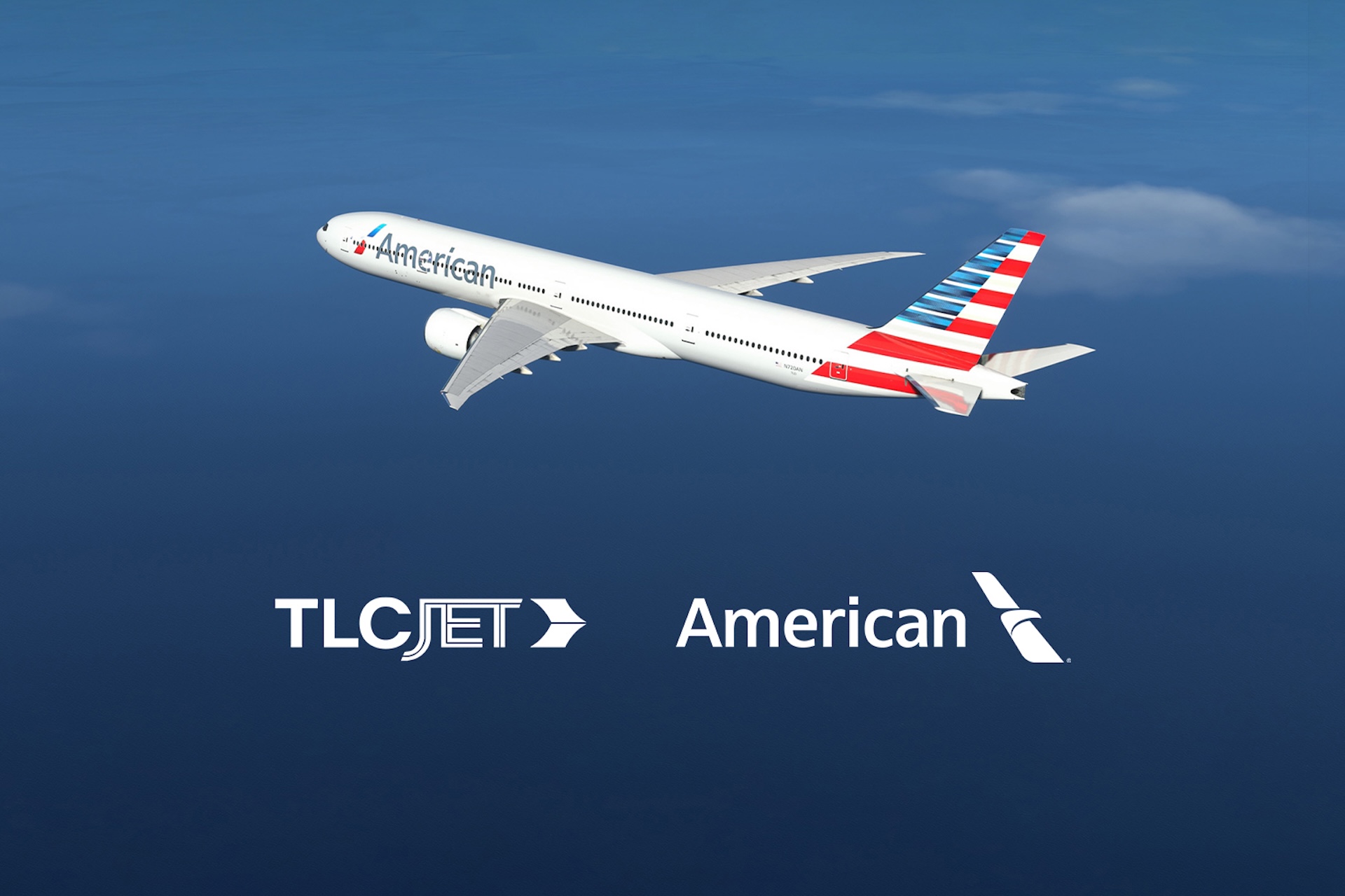 TLC Jet x American Airlines promo image